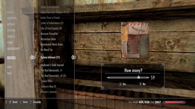 How To Duplicate The Oghma Infinium 2021 (XBOX ONE)