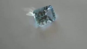 Rectangular Concave Cut Sky Topaz 2.49 carat