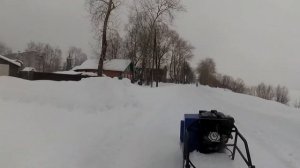Мотобуксировщик ПОМОР, ТО и покатушки.