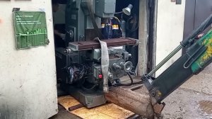 Покупка фрезерного станка 6Р11, разгрузка