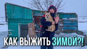 КАК ШКОЛЬНИК ВЫЖИВАЕТ ЗИМОЙ В САМОДЕЛЬНОМ ДОМЕ!