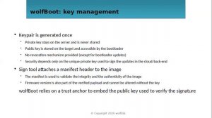 Secure Boot and Remote Firmware Updates