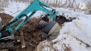 Коп свалки миниэкскаватором. МЕДЬ.