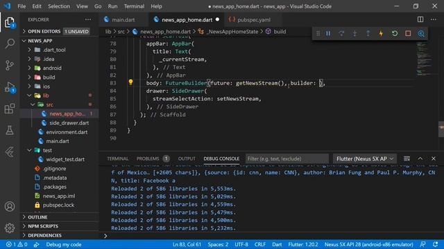 Create a simple news app in Android with Flutter - EP1