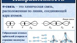 Направленность (сигма-, пи-, дельта-связь) и насыщаемость химической связи.
