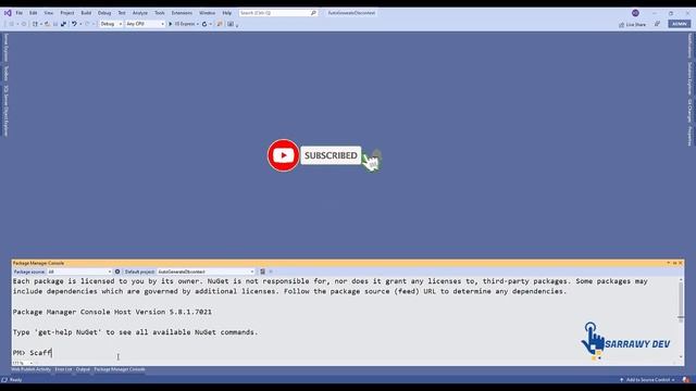 ASP.NET Core - Auto Generate DbContext Class From Database | Scaffold-DBContext | Database First