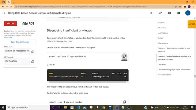 Using Role-based Access Control in Kubernetes Engine смотреть онлайн
