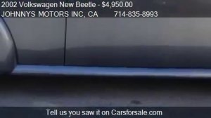 2002 Volkswagen New Beetle GLS 2.0 - for sale in Santa Ana,