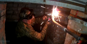 Газосварка ЖКХ. Стыки 25мм. Макро и крот Gas welding housing and communal services