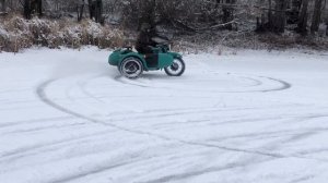 На Урале по озеру лохнесс