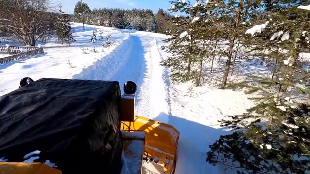 ТРАКТОР КИРОВЕЦ. ТРАКТОР К 700. ЧИСТИМ СНЕГ. С 23 ФЕВРАЛЯ!!! смотреть онлайн