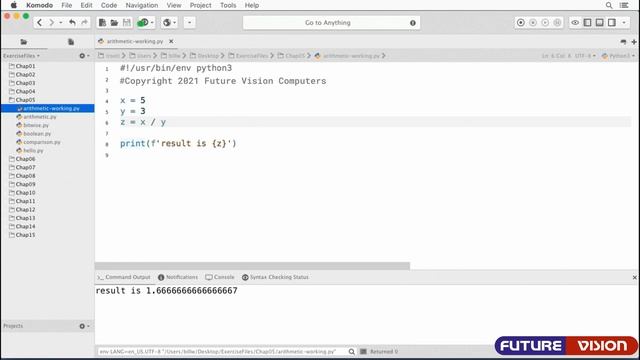 Arithmetic operators | Learning Python Programming Class 21 | Python Tutorials in Hindi