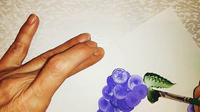 Рисовать легко.Виноград???(урок 8)