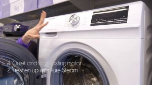 Hisense WDQA8014EVJM 8 kg Washer Dryer - White - Quick Look