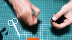 Мастер-класс "Игольница-тыковка с котиком"