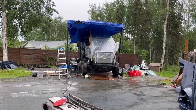 192. Закончил покраску и первое движение трака. смотреть онлайн