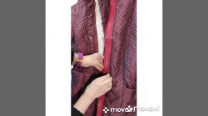 Как вшить в куртку молнию , чтобы сохранить кнопки?