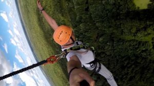 Роупджампинг со 180 метровой трубы в Глазове