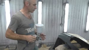 Структурная краска для пластика HOLEX. Бомбический эффект.