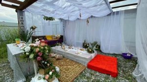 Оформление зоны для пикника на праздник