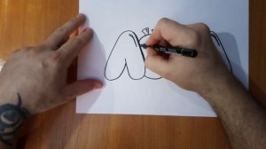 Оригинальные буквы! Как нарисовать объемные буквы!