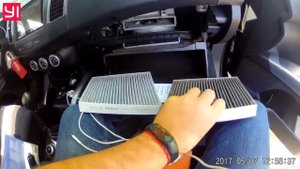Как заменить фильтр салона Mitsubishi Outlander XL