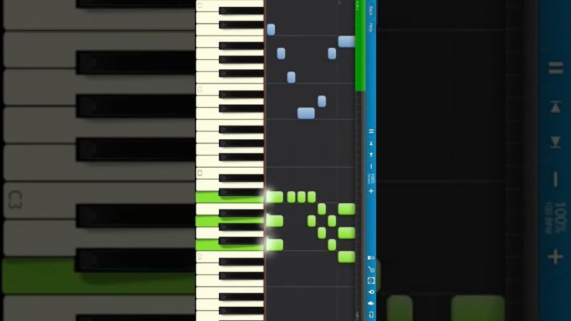Гимн России - National Anthem of Russia - Как играть на пианино #shorts #pianotutorial #synthesia