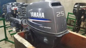 Yamaha F25 гидроподъем