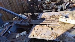 редукторный дровокол√59. от вом т-25.