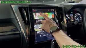 Магнитола тесла для Toyota Alphard