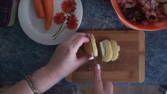 Рецепт: Киш или Открытый пирог на огуречном рассоле