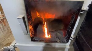Пиролизный котел 100кв обогревает 1000кв/м