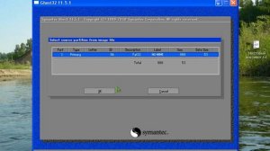 Запись из файла образа програмой GHOST 11. На флешку.