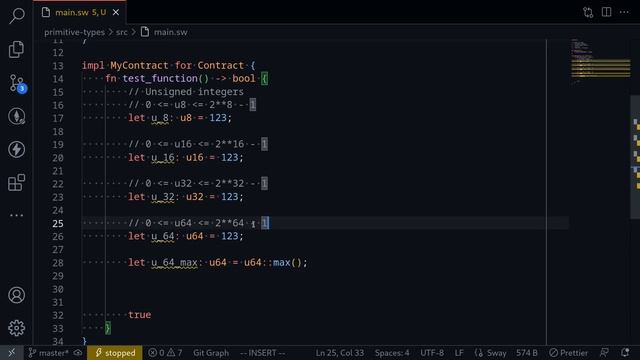 Primitive Types | Sway смотреть онлайн