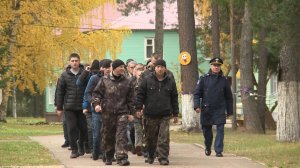 Проводы четвертой команды жителей Коми, призванных на военную службу по мобилизации