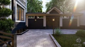 Двухэтажный дом с подвалом