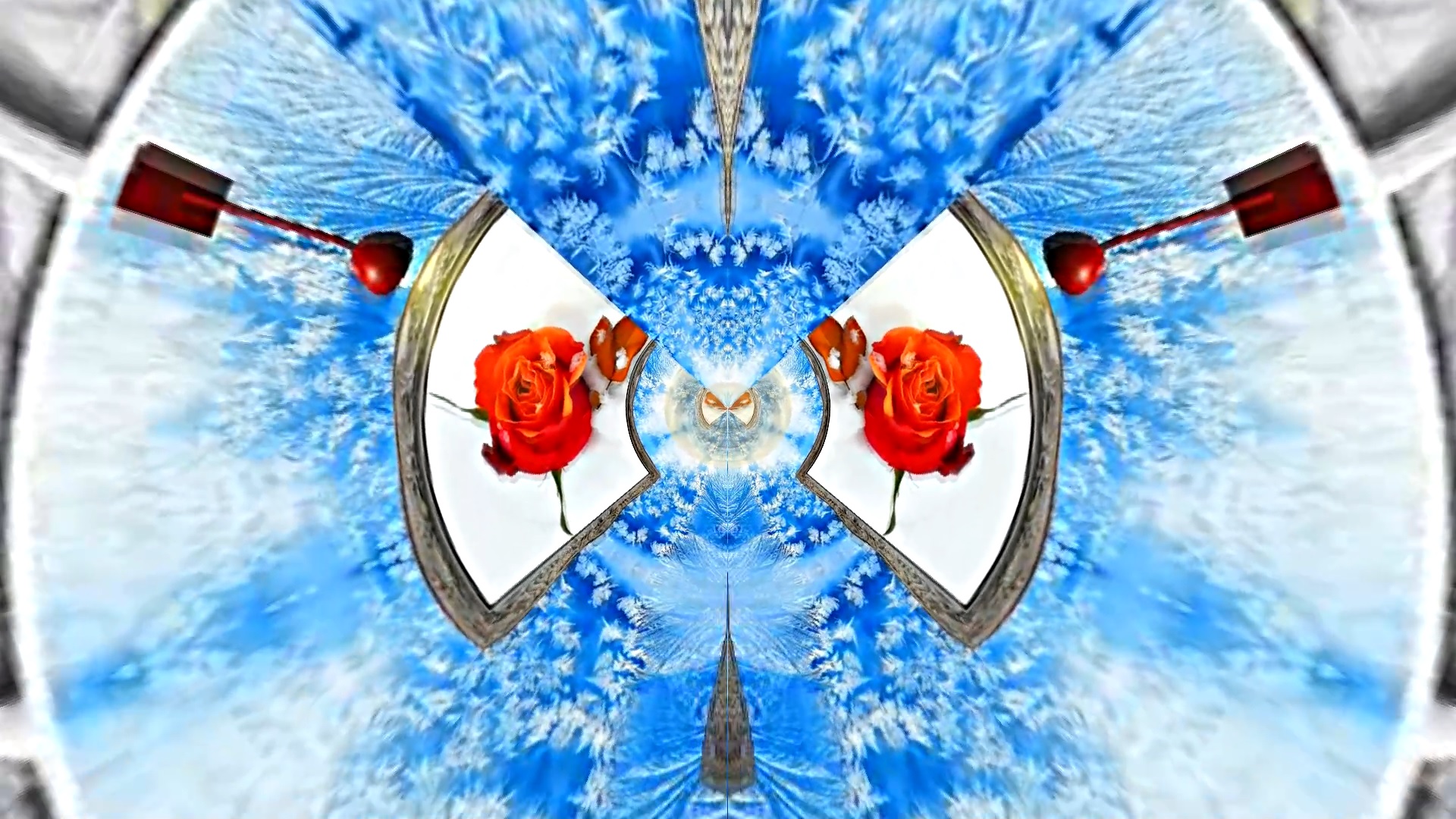 Картины Розы на Снегу в Ледяной Галерее 5 от Киностудии Мудрого Кота Тимофея!
