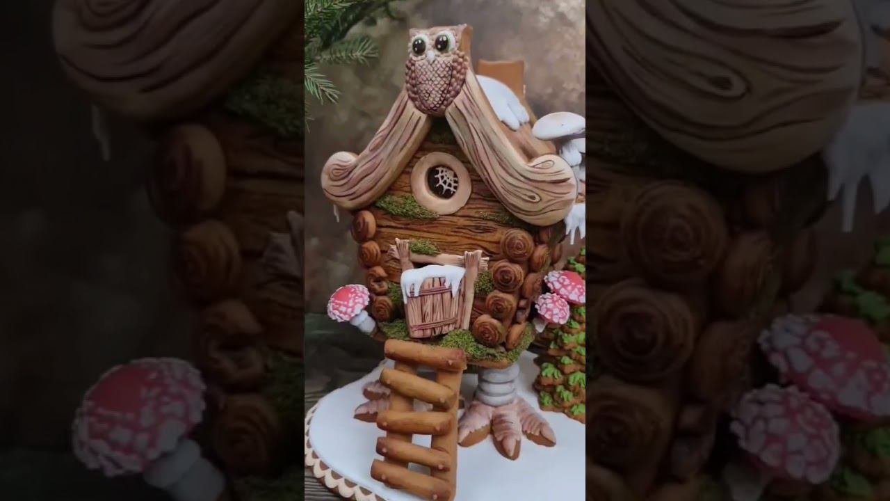 Семейка пряничных избушек(текст в комментариях)
