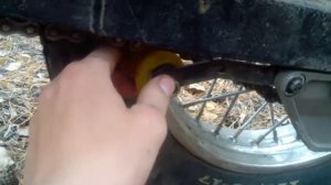Натежитель цепи на мотоцикл