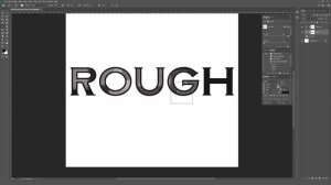 How to Brush Texture onto Type in Adobe Photoshop Tutorial