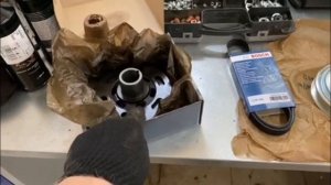 Cерия # 1 переход с ручейкового ремня на поликлиновый на 8V