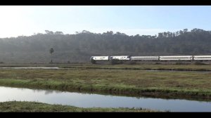 Поезда пассажирской корпорации Amtrak в США. Красивое видео пассажирских и грузовых поездов