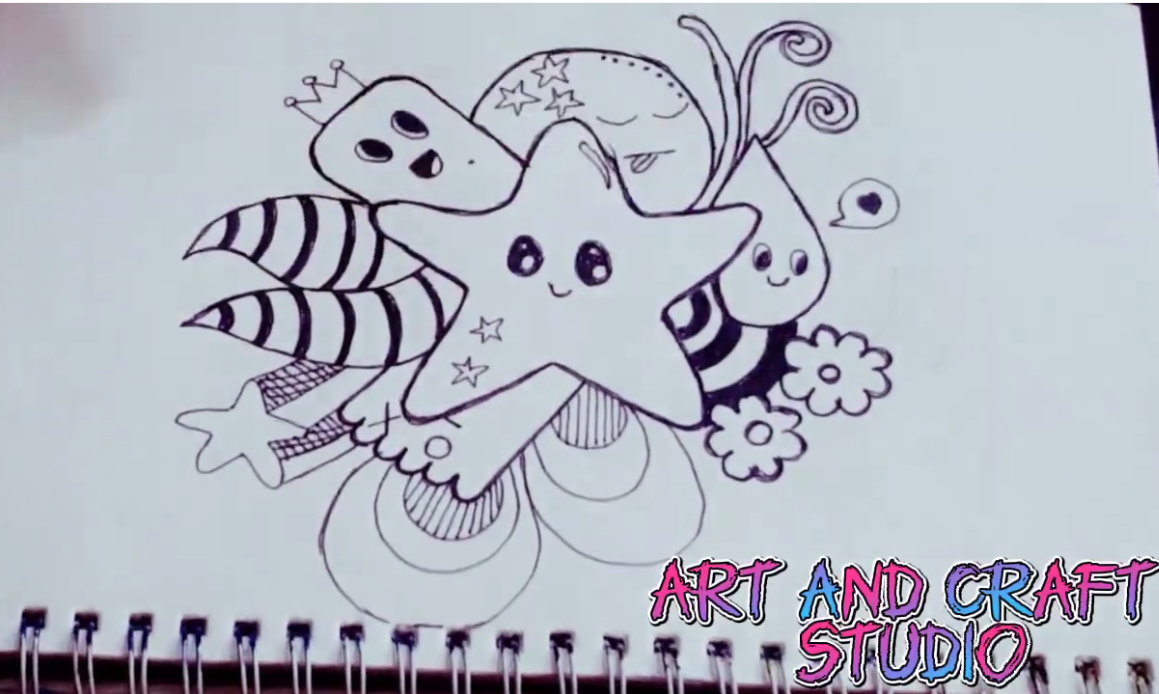 How to Draw a Doodle - Step-by-Step Tutorial for Beginners