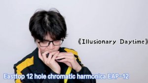 EASTTOP EAP-12 Chromatic harmonica,song name"Illusionary Daytime"played by Clock