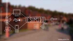 ESIM110 - GSM управление шлагбаумом