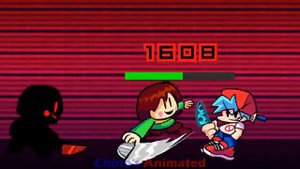 fnf vs chara knife fight (original by chino's Animated)