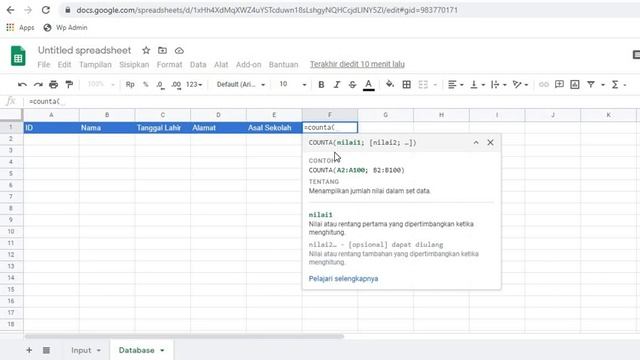 Google AppScript : Membuat Form Input Sederhana di Google Sheet (Google Spreadsheet) смотреть онлайн