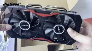 ✅ Видеокарта JIESHUO AMD Radeon RX 580 8gb с Алиэкспресс