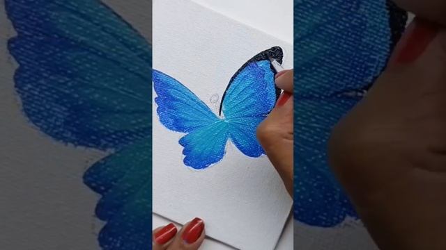One Stroke Butterfly Painting on Canvas ? смотреть онлайн