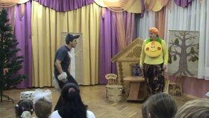 Сказка "Колобок" в исполнении родителей, детский сад №621